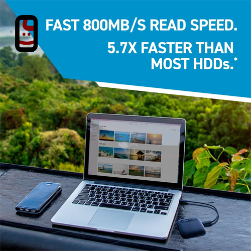 هارد اکسترنال CRUCIAL X6 1TB Portable SSD