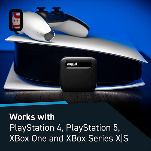 هارد اکسترنال CRUCIAL X6 1TB Portable SSD