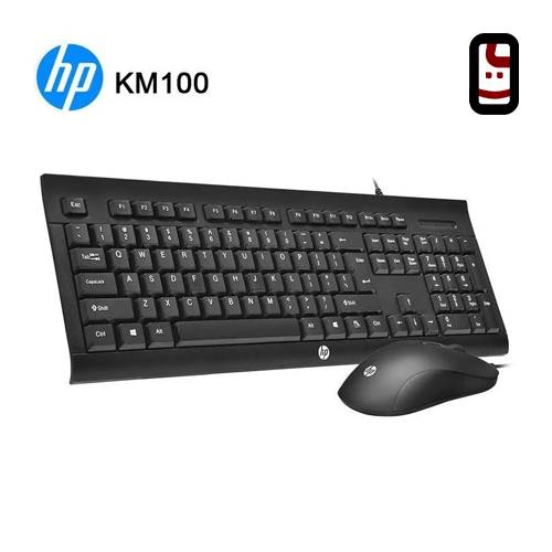 کیبورد و ماوس سیمی اچ پی HP KM100
