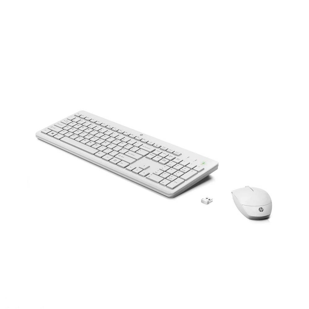 ست کیبورد و ماوس cs10 HP wireless سفید